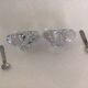 Crystal salt shakers daum