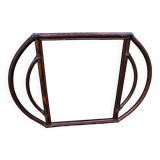 Grand miroir vintage en rotin