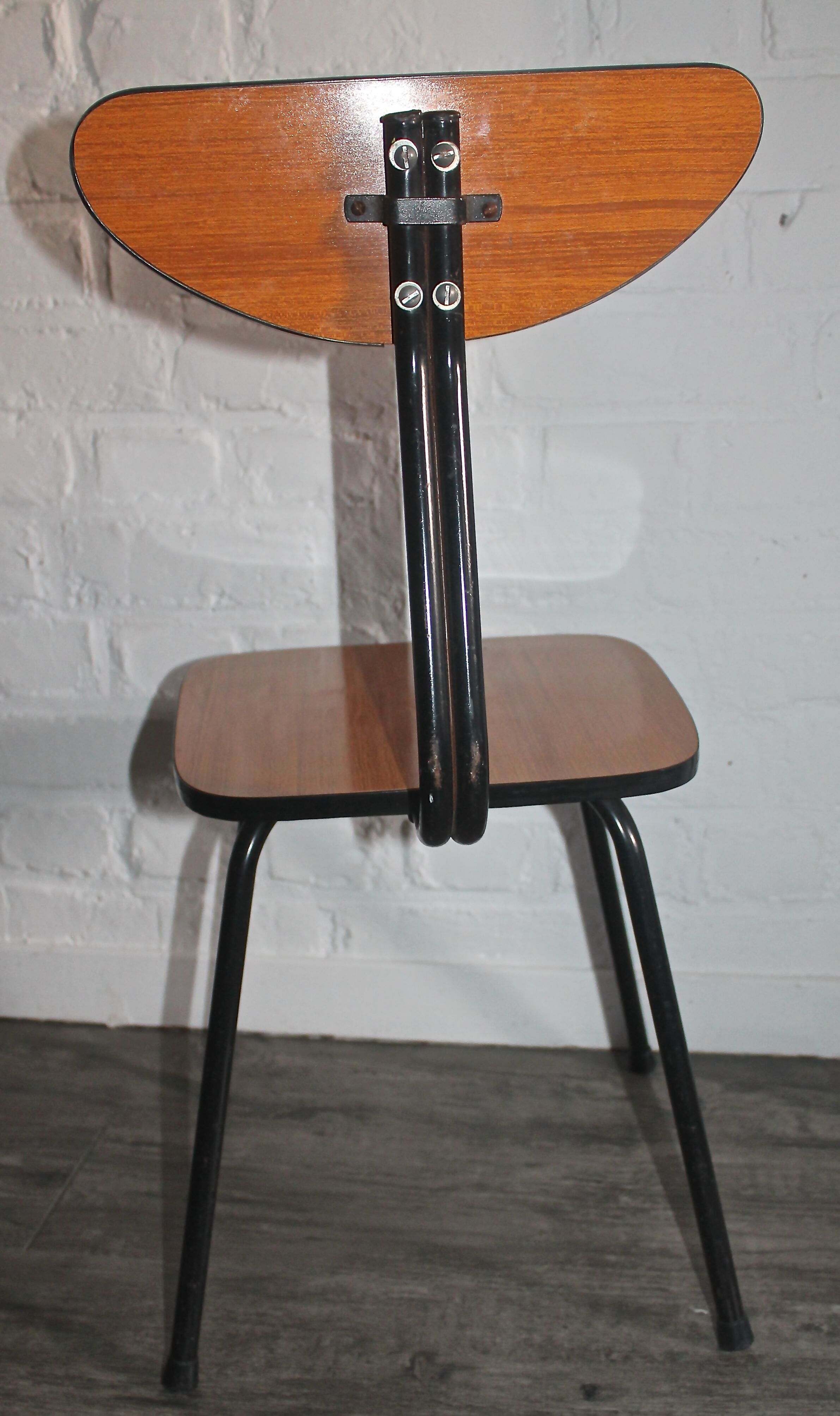 Old double desk with its vintage chair 50