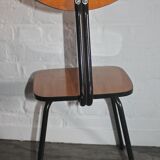 Ancien bureau double avec sa chaise vintage 50