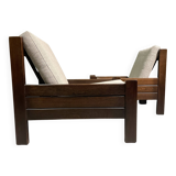 A pair of 1960's minimalist lounge chairs