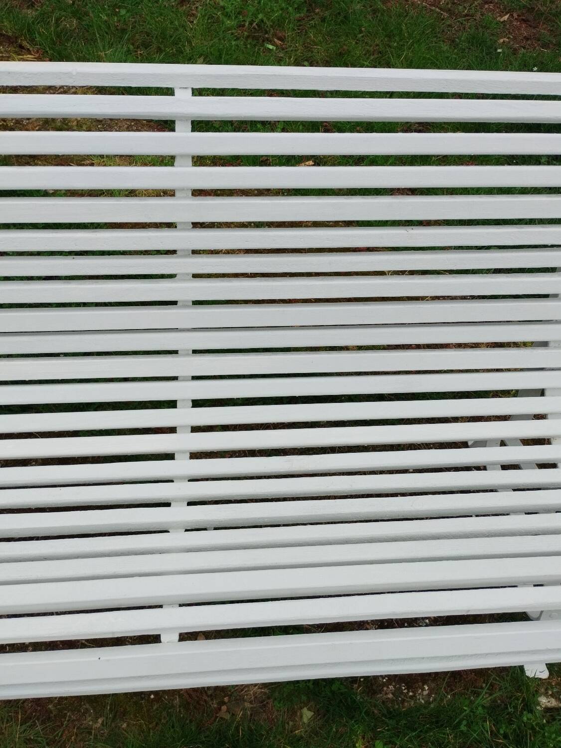 Banc de jardin ancien avec pieds en fer
