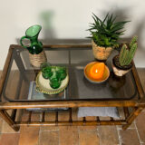 Rattan coffee table
