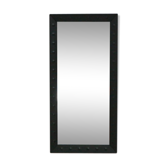 Wall mirror with welded steel frame 1960 - 42x85cm