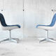 Pair of chairs of Randall Buck for Steelcase Strafor - 1970
