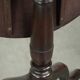 Round antique English tilt-top table/side table from the early 19th century