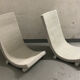 Pair of wicker chairs 1970