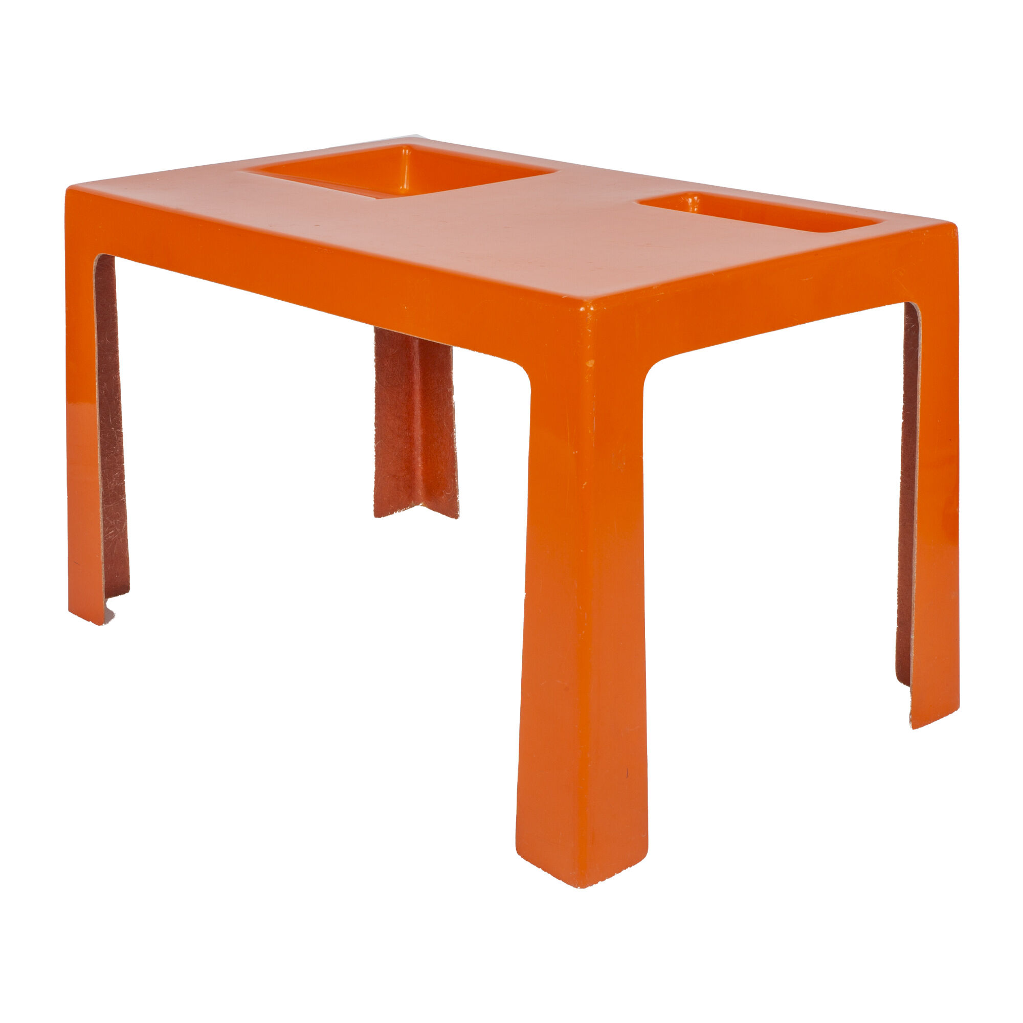 Orange Coffee Table