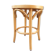 Wooden stool turned bistro style