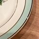 6 flat plates in half-porcelain Badonviller