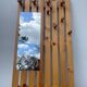 Pine mirror coat rack 1980