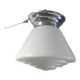 Plafonnier opaline style Bauhaus - début XXéme