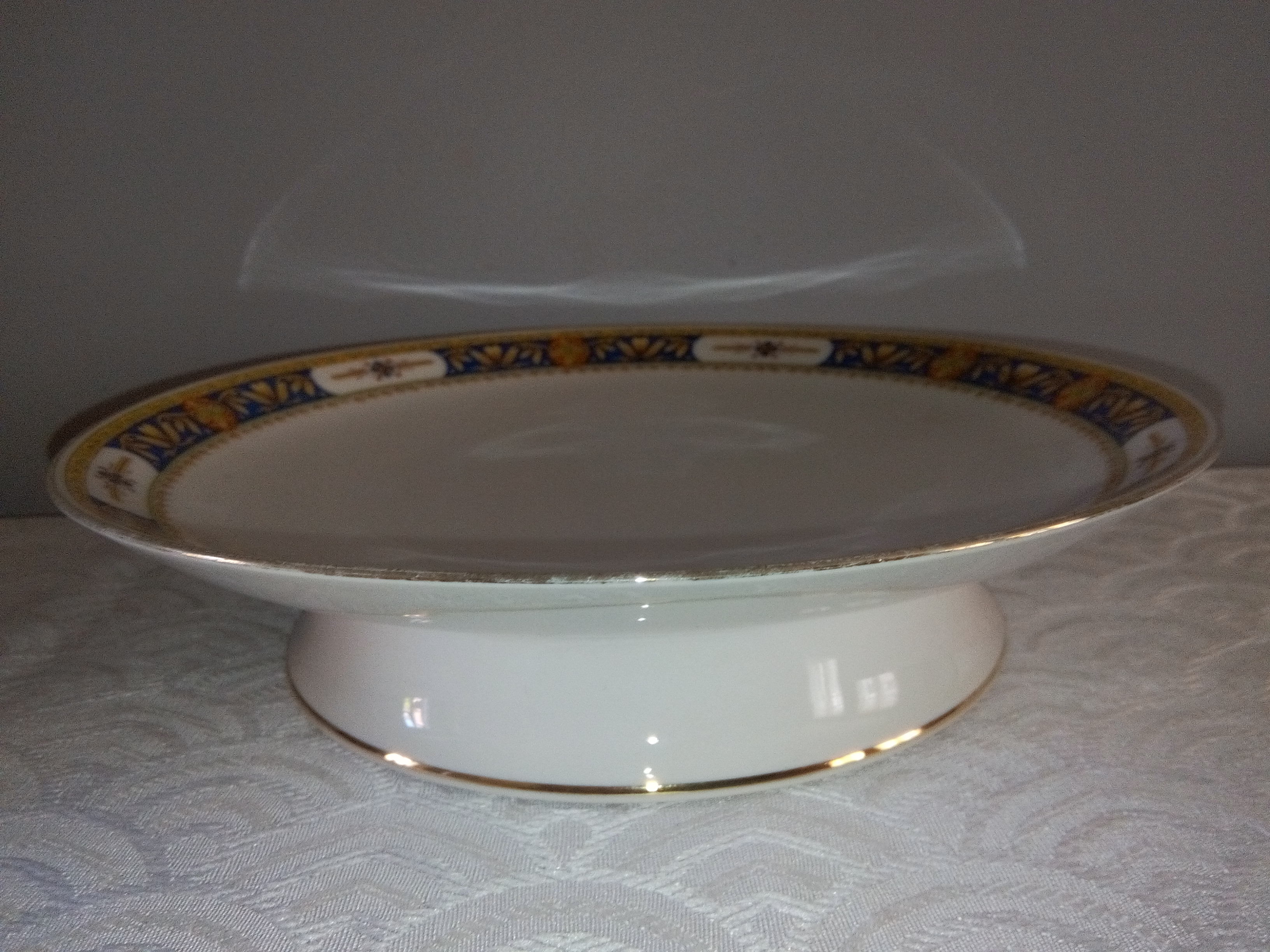 Cake dish on heel Porcelain from LIMOGES