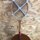 Old tennis racket Slazenger wood metal protection zephyr vintage