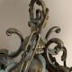 Bronze lantern chandelier
