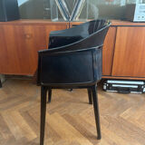 Black "Papyrus" armchair designed by Ronan and Erwan Bouroullec vintage
