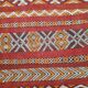 Tapis kilim rouge berbère 147×78