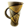 Alexandra Kostanda, enamelled stoneware pitcher, Vallauris, 1960s