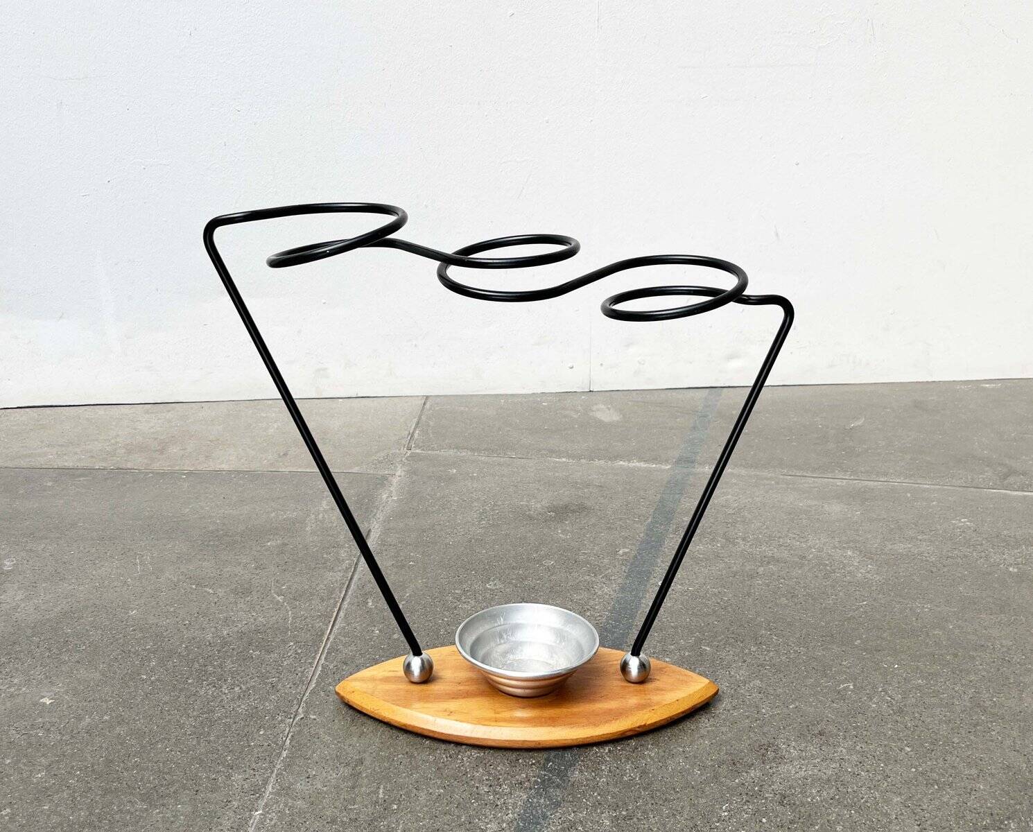 Postmodern umbrella stand, 1980s