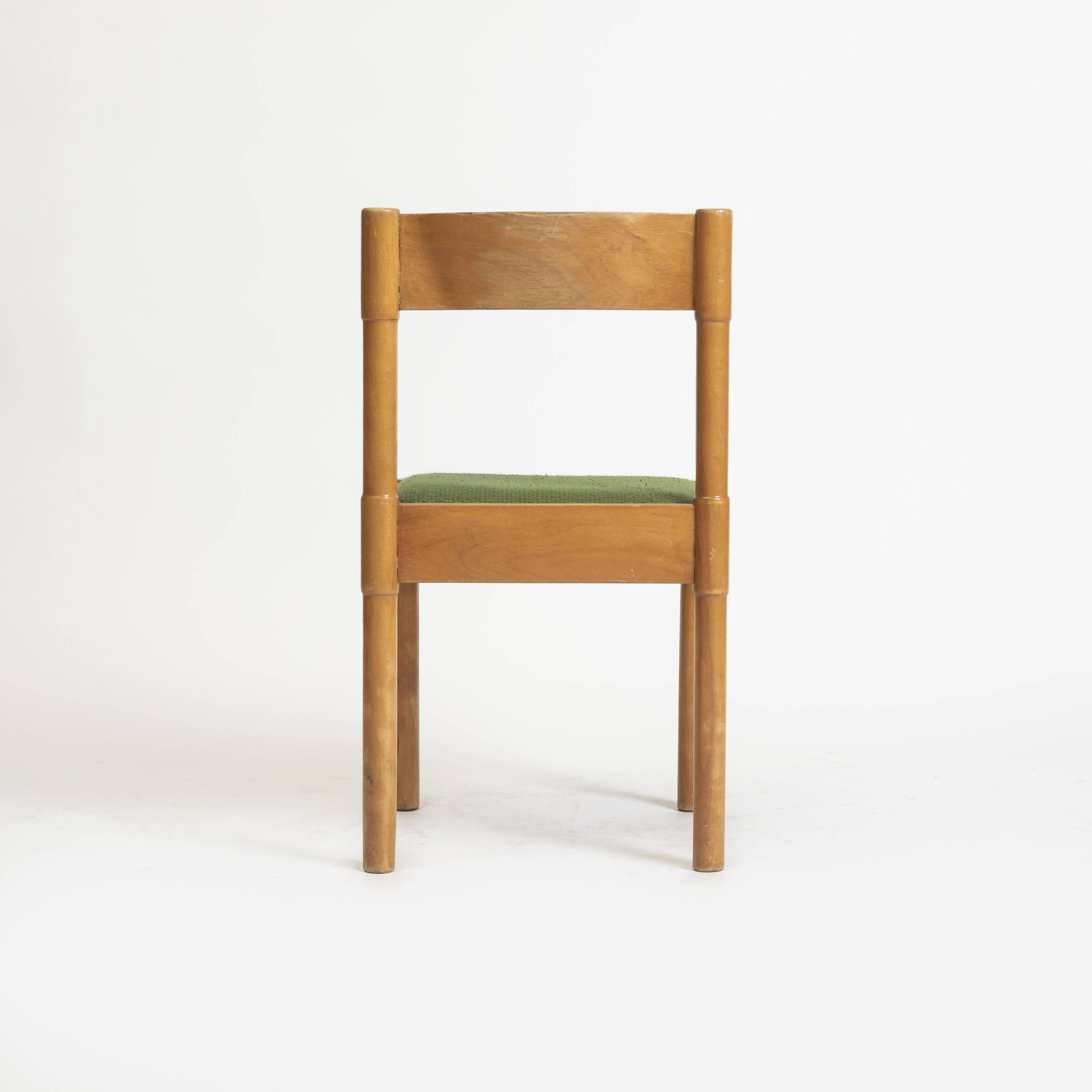 Set of 6 'Box' dining chairs in Magistretti style, Poland, 1970s
