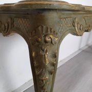 Louis XV style patinated console table