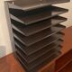 Sorter rack vintage metal mail 70s