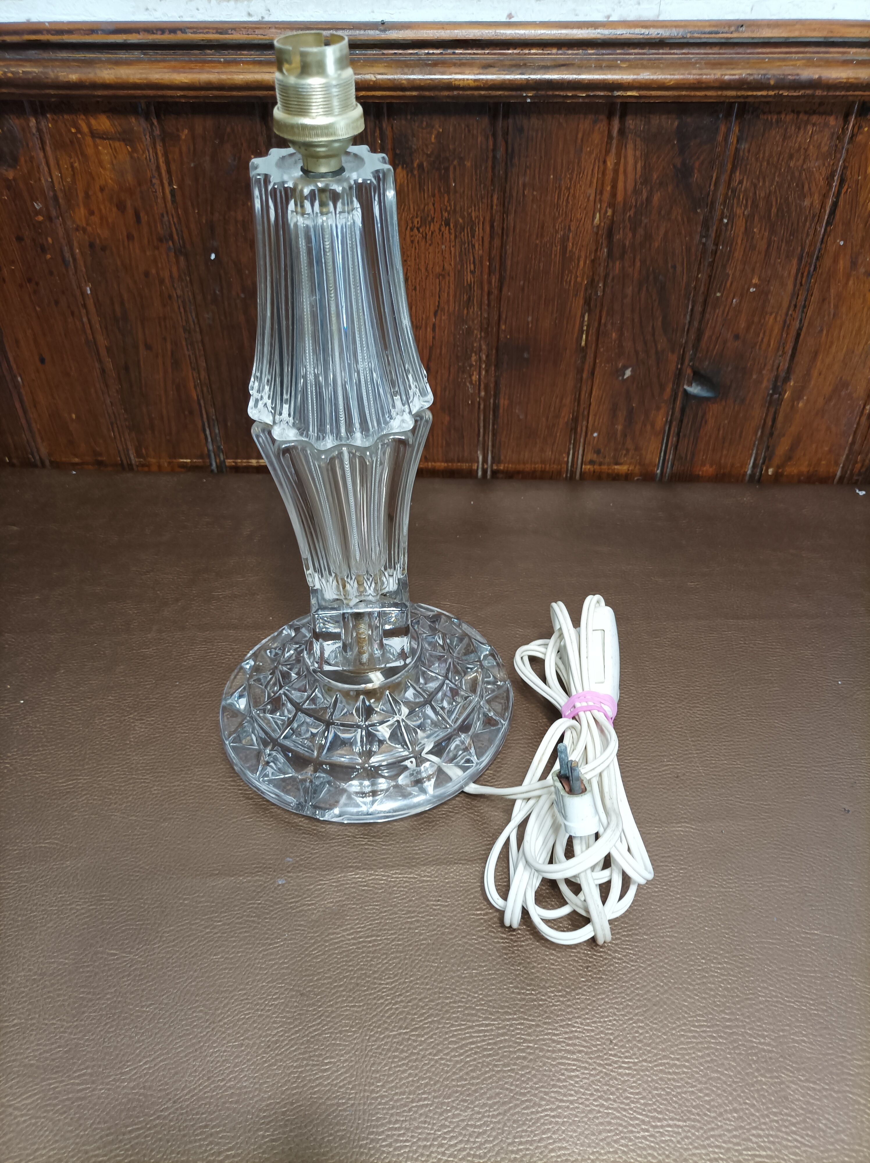 30 cm crystal lamp base