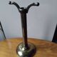 Small and discreet brass fireplace tool set.