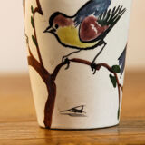 Vase Vallauris signed, birds