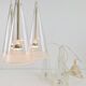 Italian Glass Fucsia 3 Pendant Lamp by Achille Castiglioni for Flos