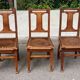3 Art Deco Luterma chairs Estonia 1950
