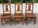 3 Art Deco Luterma chairs Estonia 1950