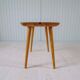 Table basse moderne du milieu du siècle en pin Suède 1940s