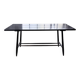 Tapiovaara dining table, black patina, 1950s.