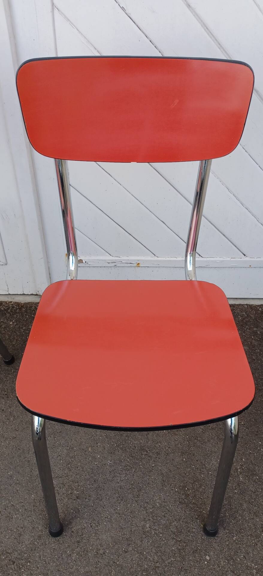 Pair of vintage formica chairs