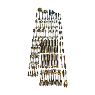 Cutlery housewife 12 people Boulenger Louis XVI