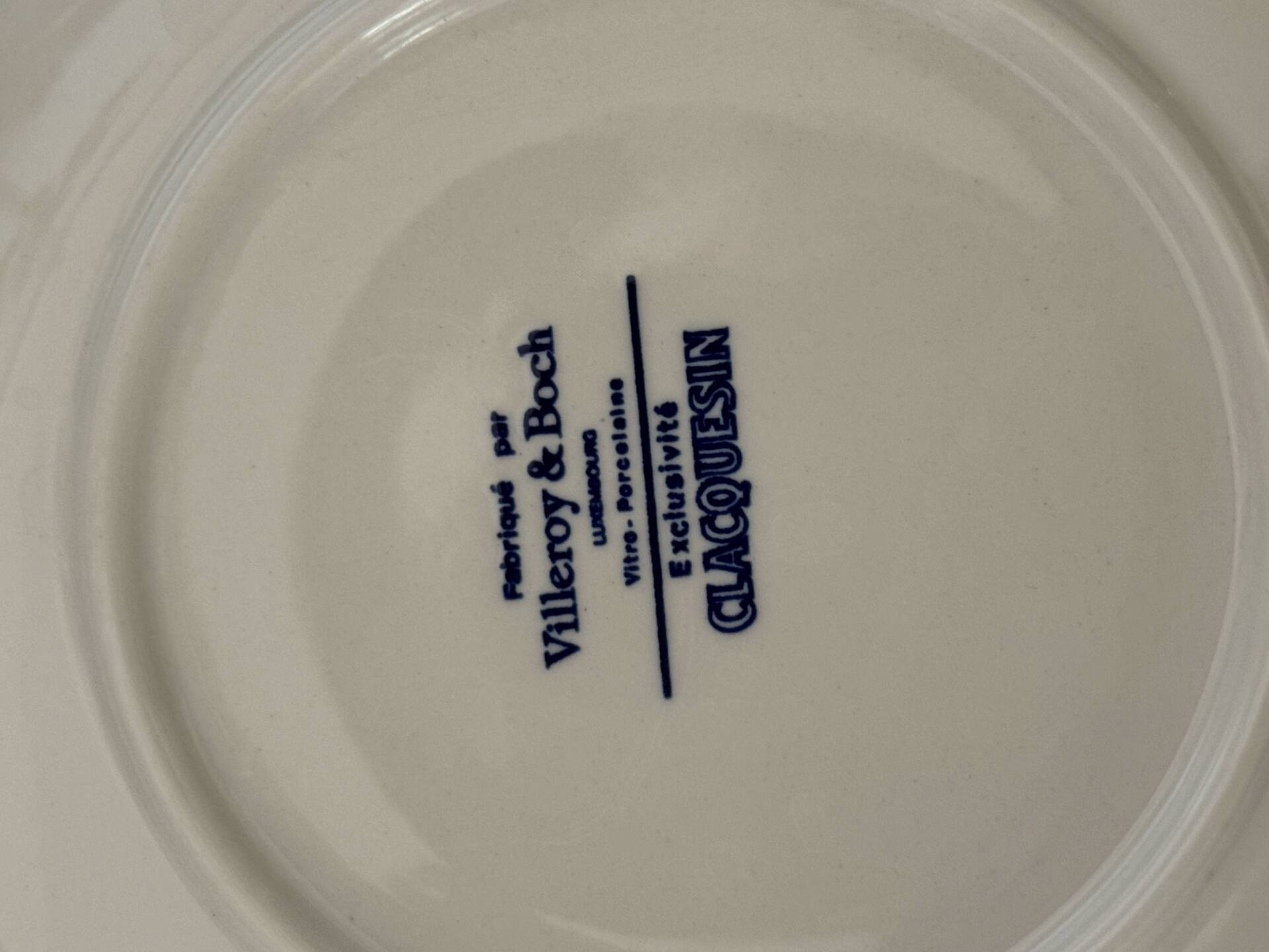 5 tasses et coupelles vintage Villeroy & Boch modèle Cadiz