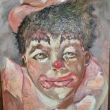 Clown painting from 1980
