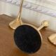 Set of 3 scandinavian brass candle holders