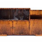 Buffet de style Art Déco, parfait comme meuble TV, Pologne, années 1950. Rénové.