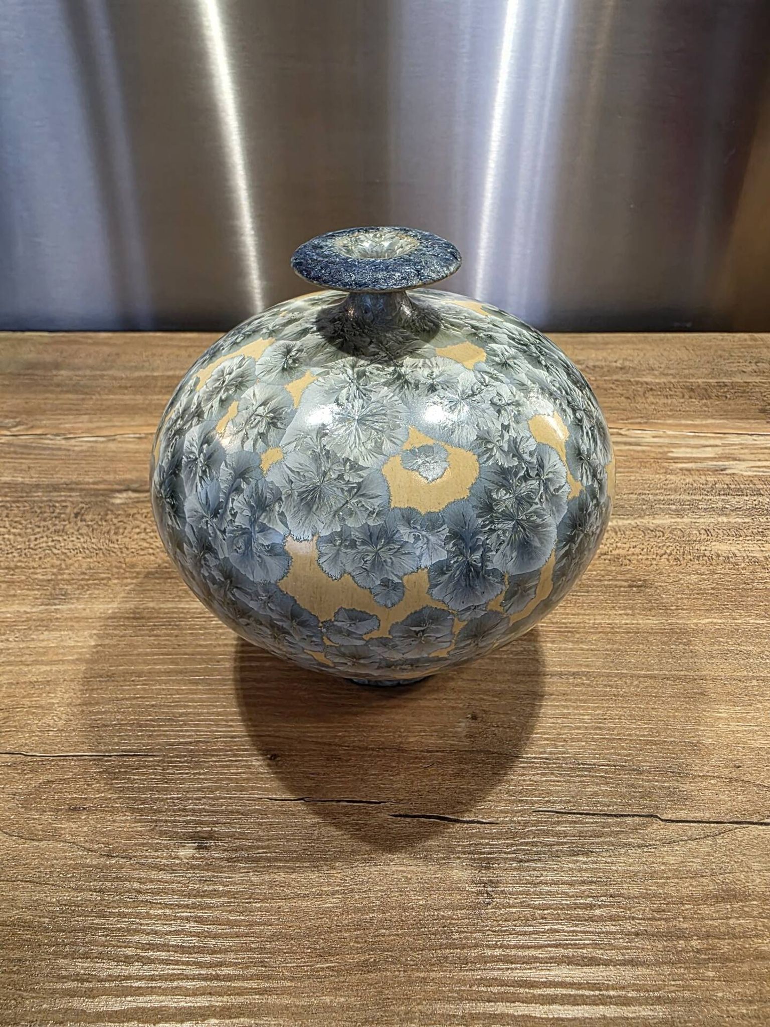 Marius Bessone round vase soliflore (Vallauris) RARE