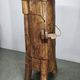 1960s French Brutalist Sculptural Solid Elm Wood Tree Trunk Cabinet