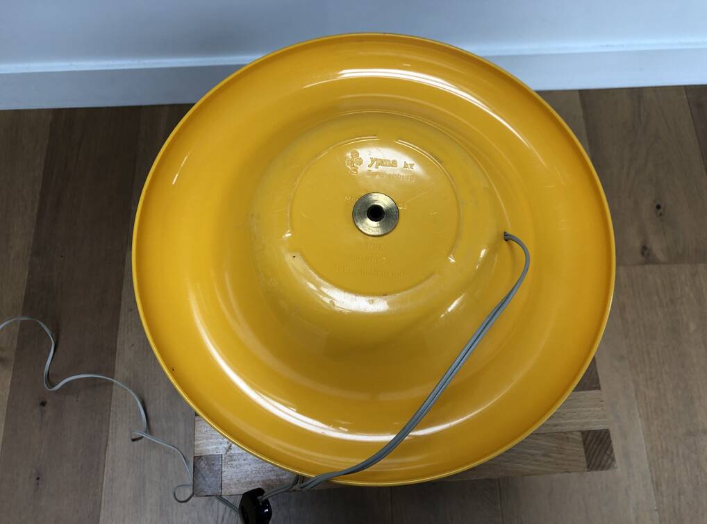Vintage 1970 yellow lamp