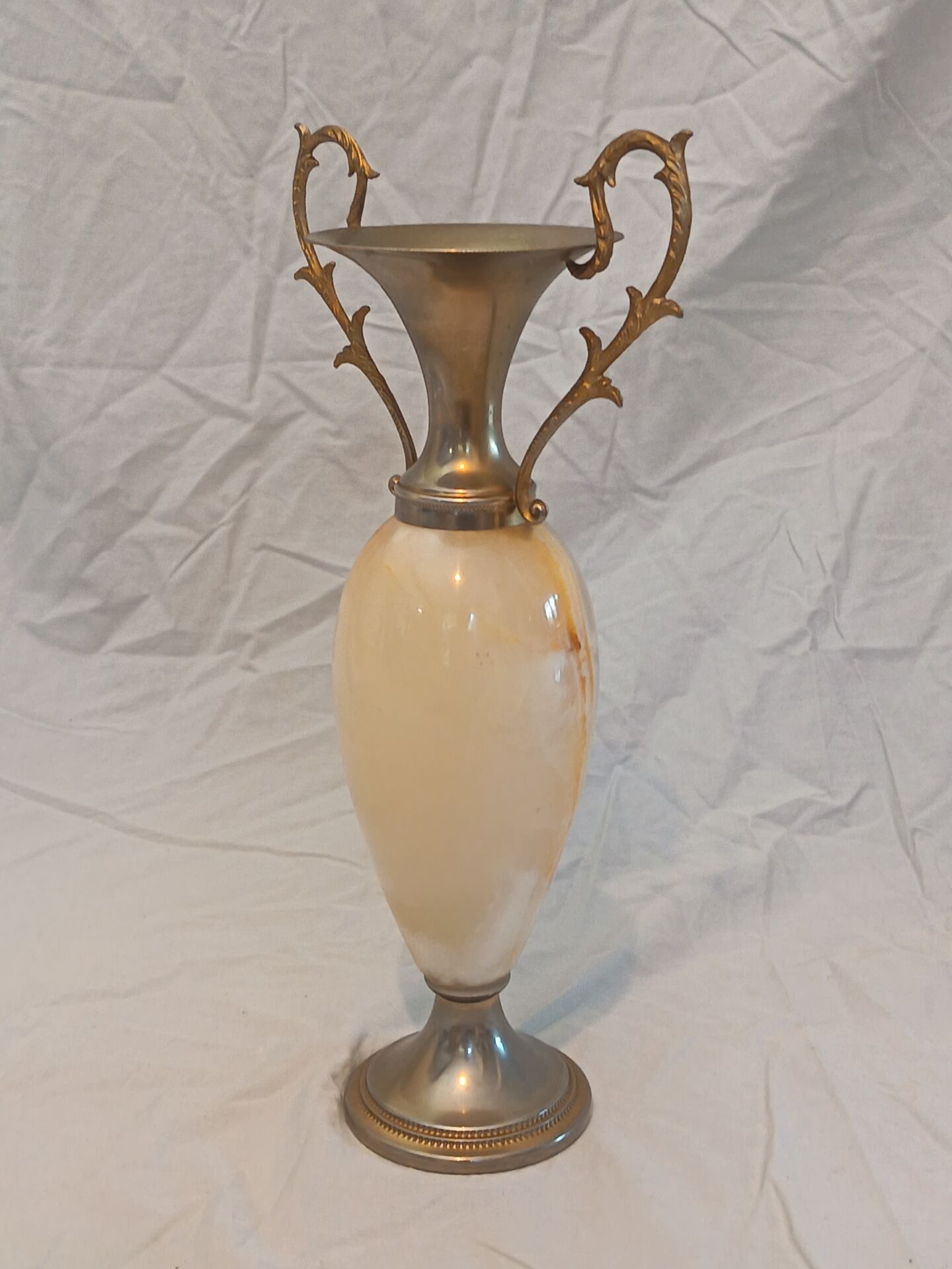 Vase en onyx Vintage.