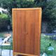 School vintage 1950 in blond oak wardrobe