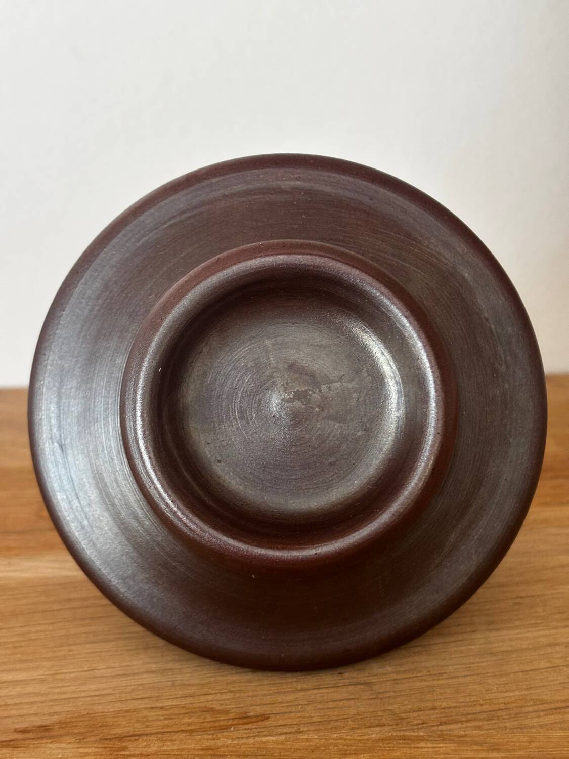 Water butter dish in glazed pottery