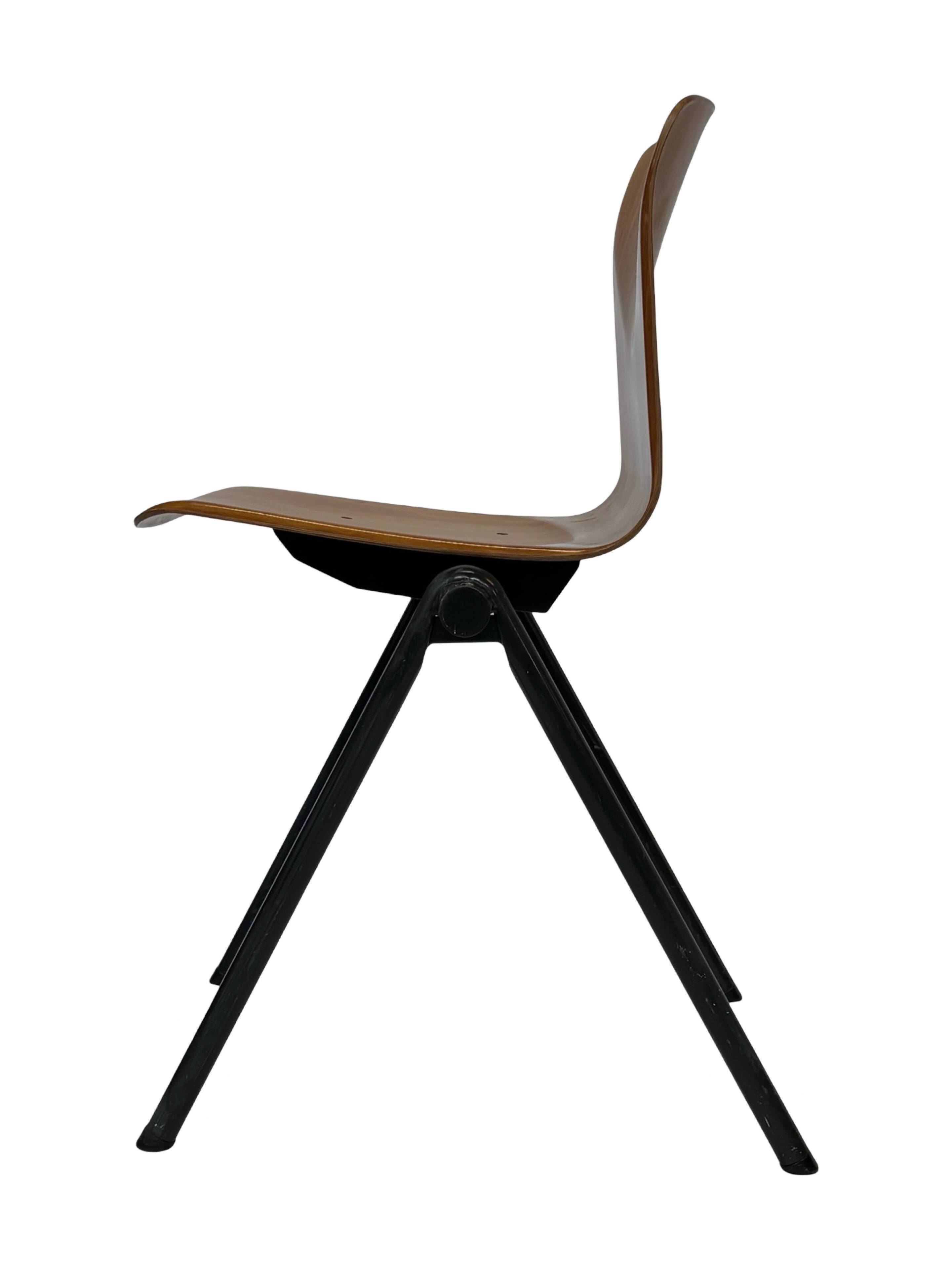 Vintage Chair Galvanitas Pagholz school chair design Dutch design