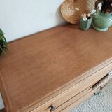 Dresser renovated oak compass feet