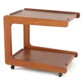 Danish design teak trolley - mid century modern design