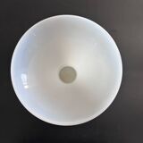 Large white opaline vase